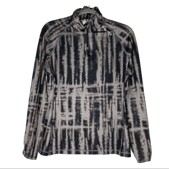 Under Armour Tops - Under Armour Fitted Longsleeve Gray Tie Dye Size L